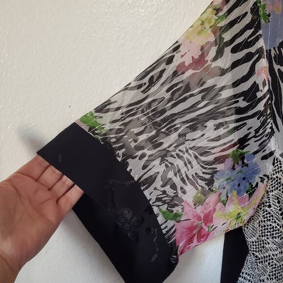 Vintage Spencer Alexis Womens M/L Maxi Dress Jacket Set Asian Inspired Patchwork - Picture 7 of 16